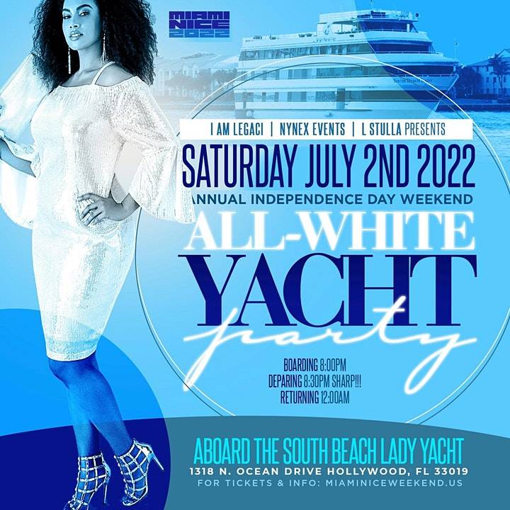 all white yacht party chicago