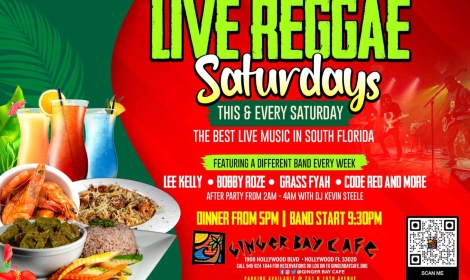 Ginger Bay Live Reggae Saturdays