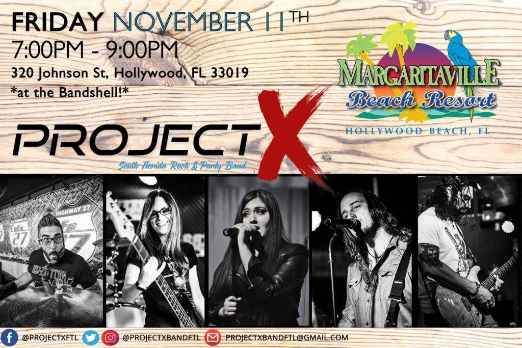 Project X at Margaritaville Bandshell! Hollywood, Florida Trends And