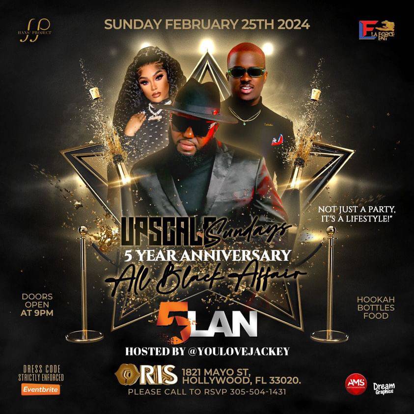 Farewell and Happy 5th anniversary to Upscale Sundays Hollywood