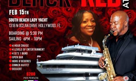 Party on The Water: Red & Black Attire