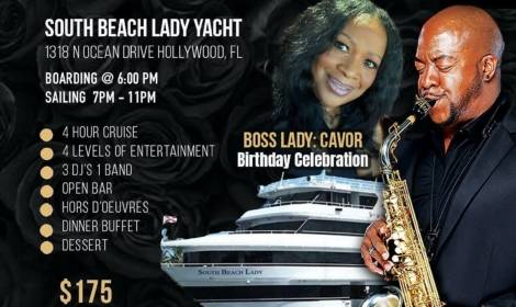 Celebrate the GOAT on the Boat – All Black Attire Yacht Party