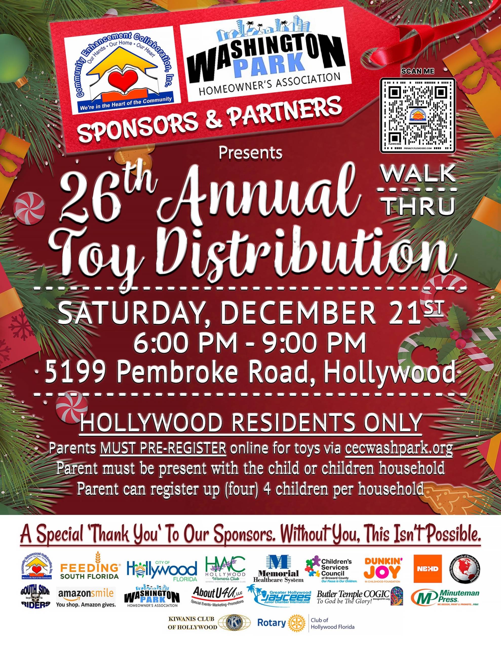 26th Annual Toy Distribution - Hollywood TAP (Trends and Places)
