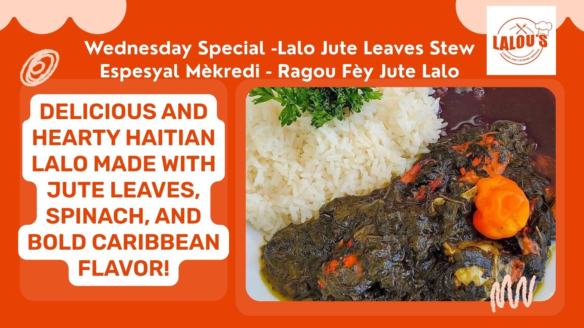 WEDNESDAY SPECIAL at Lalous - LaLousWedsnesdaySpecialJuly2025