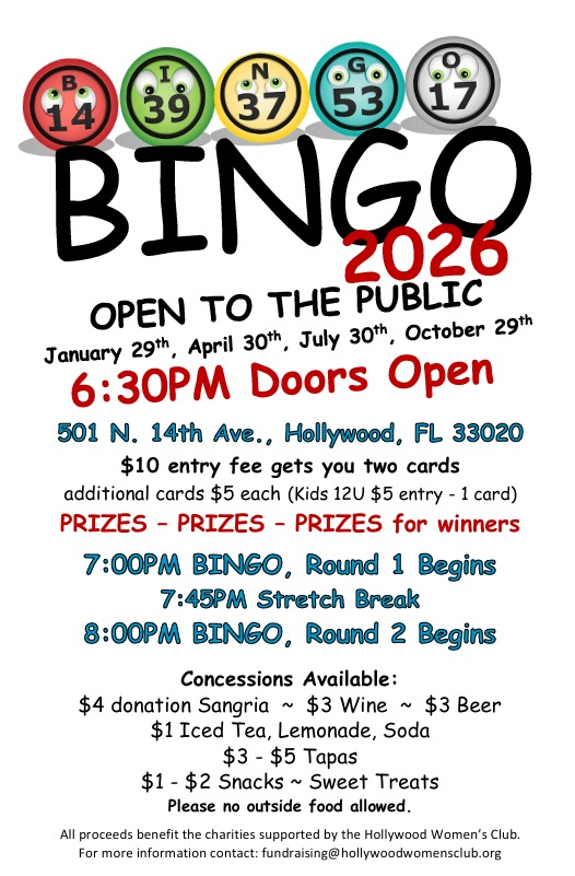 BINGO at the Clubhouse
