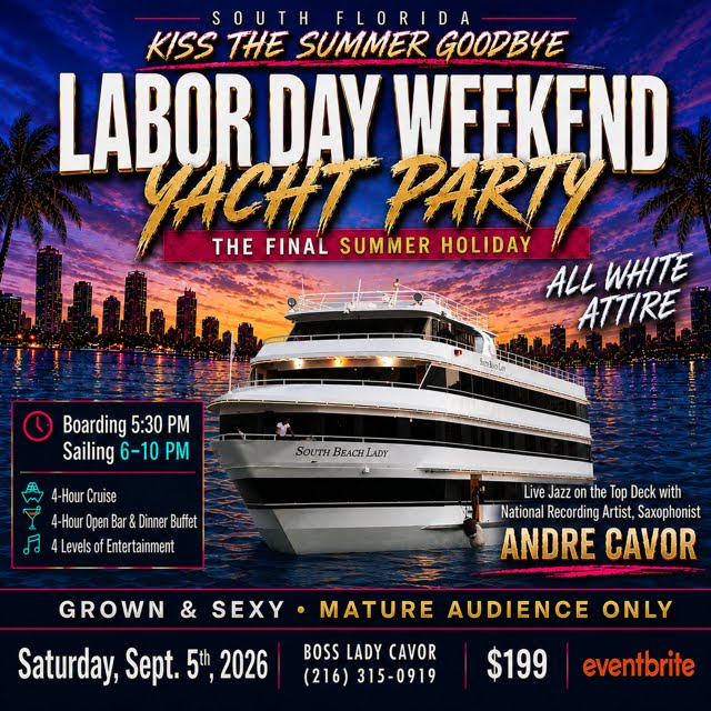 Labor Day Weekend Yacht Party – Kiss the Summer Goodbye