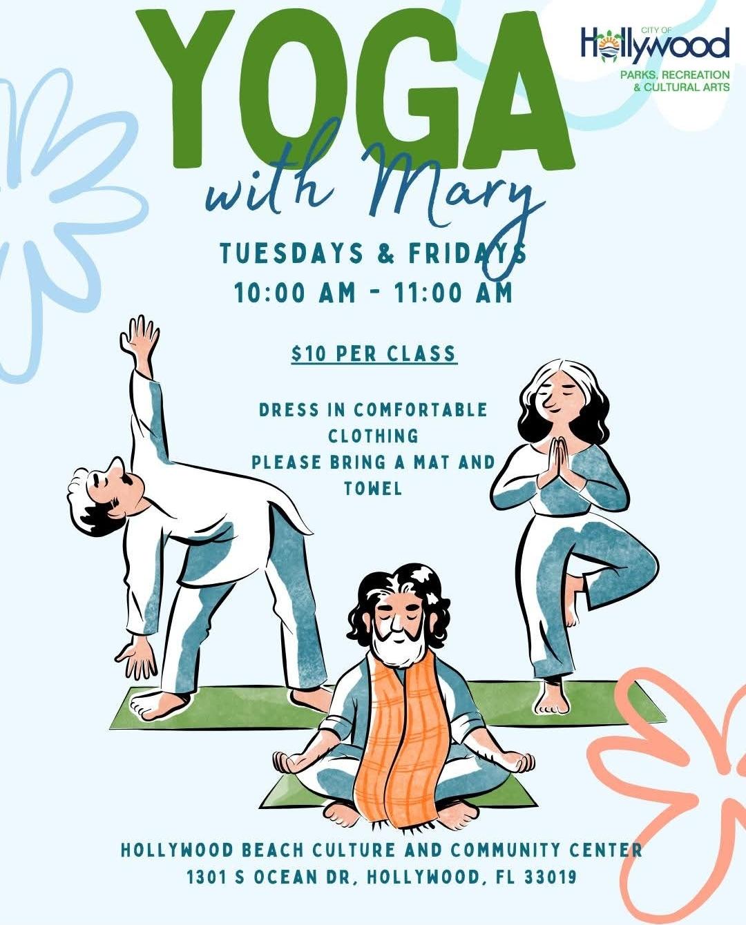 Yoga With Mary – Fridays